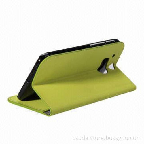 PU Flip Wallet Case for HTC One 2